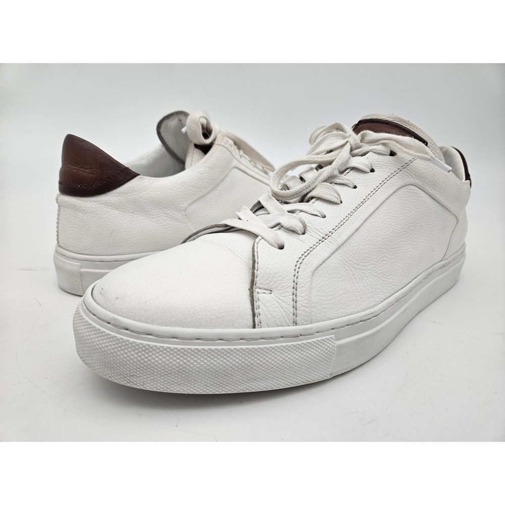 TO BOOT New York ADAM DERRICK Carlin White Leather Sneakers - Men's Size 11.5 US